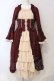 画像1: Henrietta / Victorian Dollワンピース 3 ロング丈 ボルドー O-25-06-14-060-LO-OP-IG-OS (1)