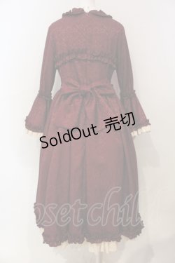 画像4: Henrietta / Victorian Dollワンピース 3 ロング丈 ボルドー O-25-06-14-060-LO-OP-IG-OS
