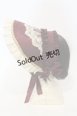 画像3: Henrietta / Victorian Doll ボンネット  ボルドー O-25-06-14-061-LO-AC-IG-OS