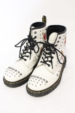 画像1: Dr.Martens （Getta Grip） / ROCKABILLY 8EYE BOOT　ブーツ UK5 ホワイト O-25-06-14-063-PU-SH-OW-OS