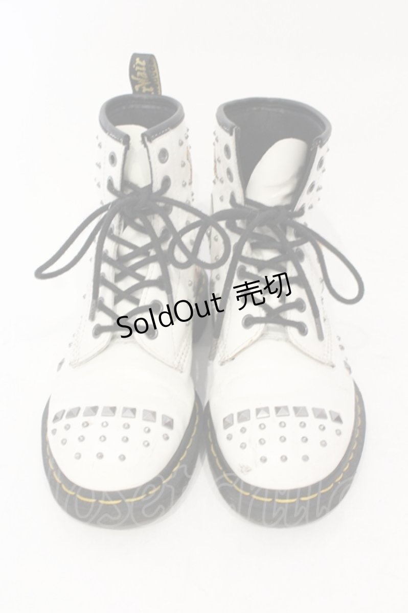 画像2: Dr.Martens （Getta Grip） / ROCKABILLY 8EYE BOOT　ブーツ UK5 ホワイト O-25-06-14-063-PU-SH-OW-ZTK003 (2)