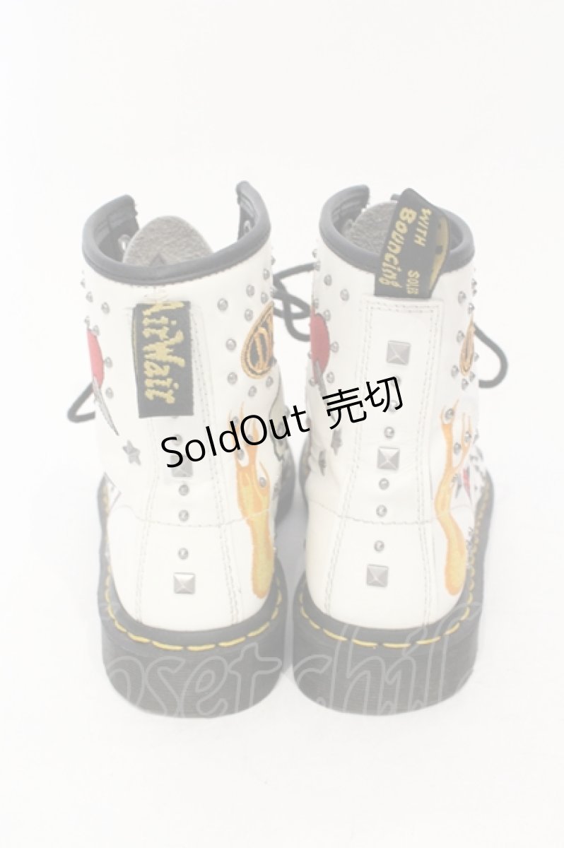 画像4: Dr.Martens （Getta Grip） / ROCKABILLY 8EYE BOOT　ブーツ UK5 ホワイト O-25-06-14-063-PU-SH-OW-ZTK003 (4)