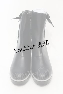 画像2: axes femme / ラメチップブーツ L クロ O-25-06-14-066-AX-SH-IG-ZT-K003