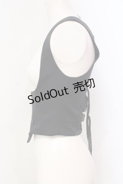 画像2: ATELIER BOZ / シトリーコルセットベスト  ブラック O-25-06-14-001-EL-TO-IG-OS