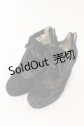 axes femme / レーススエードブーツ M クロ O-25-06-14-068-AX-SH-IG-ZT-K022
