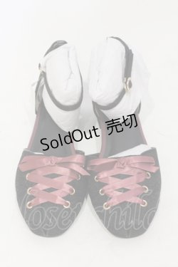 画像2: axes femme / ジャガードセパレートパンプス L クロ０ O-25-06-14-072-AX-SH-IG-ZTK017