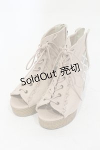 axes femme / レースアップブーサン M ピンク O-25-06-14-073-AX-SH-IG-OS