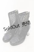 axes femme POETIQUE / ドットチュールブーツ M クロ O-25-06-14-074-AX-SH-IG-ZT-K017