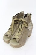 axes femme / レースアップブーサン L カーキグリーン O-25-06-14-075-AX-SH-IG-OS