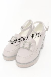 axes femme POETIQUE / クラシカルバックルローファー L ピンク O-25-06-14-079-AX-SH-IG-OS