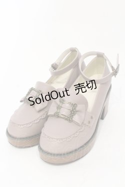 画像1: axes femme POETIQUE / クラシカルバックルローファー L ピンク O-25-06-14-079-AX-SH-IG-OS
