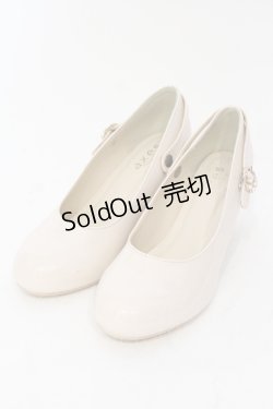 画像1: axes femme / 飾りバックル2WAYパンプス M アイボリー O-25-06-14-081-AX-SH-IG-ZT-K017