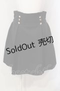 axes femme POETIQUE / プリーツデザインミニスカート M クロ O-25-06-14-012-AX-SK-IG-OS