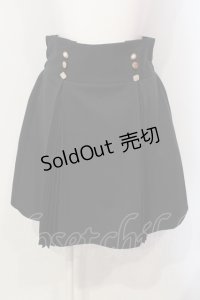 axes femme POETIQUE / プリーツデザインミニスカート M クロ O-25-06-14-012-AX-SK-IG-OS