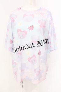 ACDCRAG / BEAR IN MIND Tシャツ  マルチ O-25-06-14-002-PU-TO-OW-ZT211