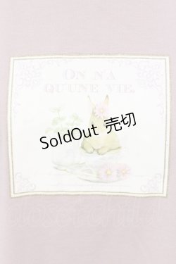画像2: axes femme POETIQUE / ティーカップうさぎさんトップス M ピンク O-25-06-14-016-AX-TO-IG-OS