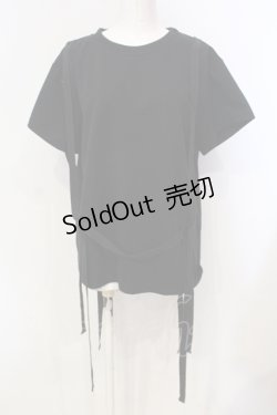 画像1: GLAD NEWS / コード付きTシャツ  ブラック O-25-06-14-021-GL-TS-YM-OS