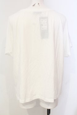 画像2: GLAD NEWS / リッププリントショートTシャツ F ホワイト O-25-06-14-022-GL-TS-YM-OS