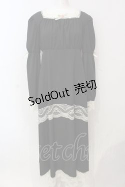 画像1: FLC / レースワンピース（星名桜子） M クロ×シロ O-25-06-14-025-LO-OP-OW-ZT090