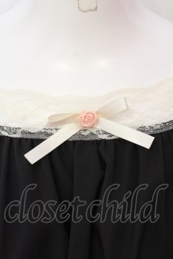 画像2: FLC / レースワンピース（星名桜子） M クロ×シロ O-25-06-14-025-LO-OP-OW-OS