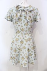 画像3: Ank Rouge / バックリボブーケ柄ワンピース  サックス O-25-06-14-028-CA-OP-IG-ZT089 (3)