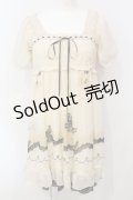 axes femme / マーメイドシルエットシフォンチュニック  ベージュ O-25-06-14-029-AX-TO-IG-OS