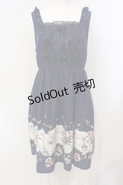 画像1: axes femme / レター柄ワンピース M コン O-25-06-14-032-AX-OP-YM-OS