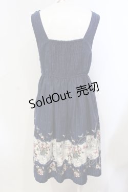 画像2: axes femme / レター柄ワンピース M コン O-25-06-14-032-AX-OP-YM-OS