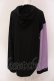 画像3: NieR Clothing / PURPLE×BLACKバイカラーカーディガン【CRY RABBIT】  パープル×ブラック O-25-06-16-043-PU-TO-IG-OS (3)