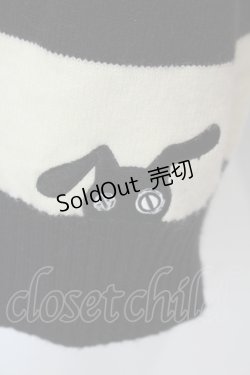 画像2: NieR Clothing / ORIGINAL HIGH-NECK SWEATER ニット  オフホワイト×ブラック O-25-06-16-046-PU-TO-IG-ZT024