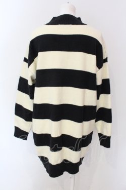 画像3: NieR Clothing / ORIGINAL HIGH-NECK SWEATER ニット  オフホワイト×ブラック O-25-06-16-046-PU-TO-IG-OS
