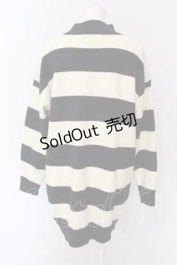 画像3: NieR Clothing / ORIGINAL HIGH-NECK SWEATER ニット  オフホワイト×ブラック O-25-06-16-046-PU-TO-IG-ZT024