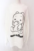 NieR Clothing / Nierちゃんスウェット 2XL ホワイト O-25-06-16-049-PU-TO-IG-OS