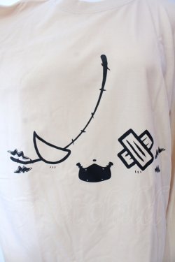 画像2: NieR Clothing / 5.6オンス 怒りミケFACE CUTSEW  ベージュ」 O-25-06-16-050-PU-TS-IG-OS