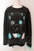 NieR Clothing / 防寒内側ふわもこプルオーバー【シエル】  ブラック O-25-06-16-051-PU-TO-IG-OS
