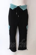 NieR Clothing / 襟デザインパンツ  ブラック O-25-06-16-054-PU-PA-IG-OS