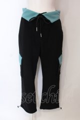 NieR Clothing / 襟デザインパンツ  ブラック O-25-06-16-054-PU-PA-IG-ZT135