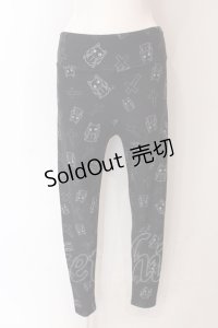 NieR Clothing / LEGGINGS PANTS【NieR CROSS】 レギンス  ブラック O-25-06-16-055-PU-PA-IG-OS