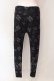 画像2: NieR Clothing / LEGGINGS PANTS【NieR CROSS】 レギンス  ブラック O-25-06-16-055-PU-PA-IG-OS (2)