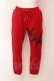 画像1: NieR Clothing / RED SWEAT PANTS パンツ  レッド O-25-06-16-057-PU-PA-IG-OS (1)