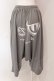 画像2: NieR Clothing / フェイスプリントサルエルパンツ  グレー O-25-06-16-058-PU-PA-IG-OS (2)