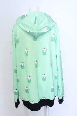 画像2: NieR Clothing / MELON CREAM SODA ZIP OUTER パーカー  メロン O-25-06-16-001-PU-TO-IG-OS