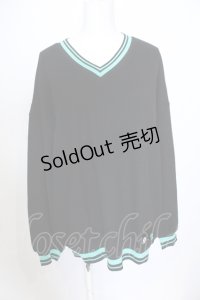 NieR Clothing / UNISEX KNIT PULLOVER【シエル】 ニット  ブラック O-25-06-16-002-PU-TO-IG-ZT112