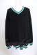 画像1: NieR Clothing / UNISEX KNIT PULLOVER【シエル】 ニット  ブラック O-25-06-16-002-PU-TO-IG-OS (1)