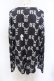 画像2: NieR Clothing / 転写総柄カットソー XL ブラック O-25-06-16-017-PU-TO-IG-OS (2)