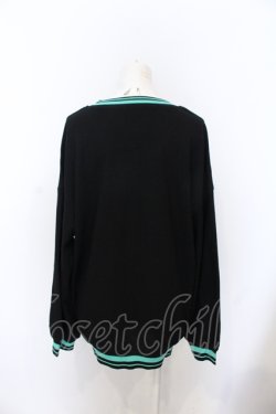 画像2: NieR Clothing / UNISEX KNIT PULLOVER【シエル】 ニット  ブラック O-25-06-16-002-PU-TO-IG-OS
