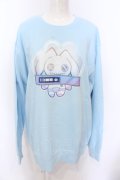 NieR Clothing / Nierちゃんスウェット XL サックス O-25-06-16-020-PU-TO-IG-OS
