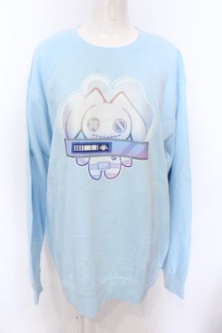 画像1: NieR Clothing / Nierちゃんスウェット XL サックス O-25-06-16-020-PU-TO-IG-OS