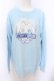 画像1: NieR Clothing / Nierちゃんスウェット XL サックス O-25-06-16-020-PU-TO-IG-OS (1)