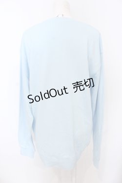 画像2: NieR CLOTHING / Nierちゃんスウェット XL サックス O-25-06-16-020-PU-TO-IG-ZT280